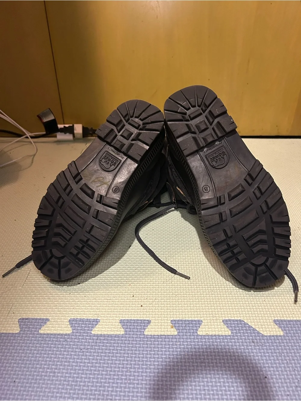 Vintage Women’s Black Sorel Kaufman Canada Lace-Up Winter Boots Size 8